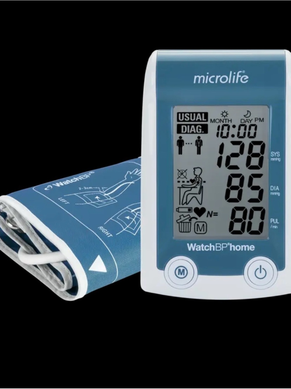 Microlife WatchBP Home Blood Pressure Monitor with Carrying Case